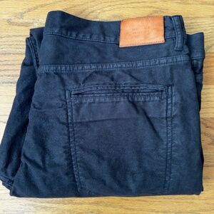 Billy Reid MSL-ALA Mens Slim Cut Cotton Linen 5 Pocket Blue Pants Size 36